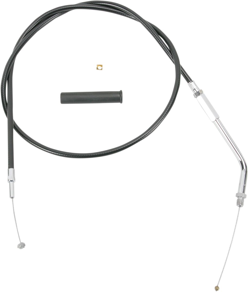 THROTTLE CABLE BLACK VINYL 32.5"