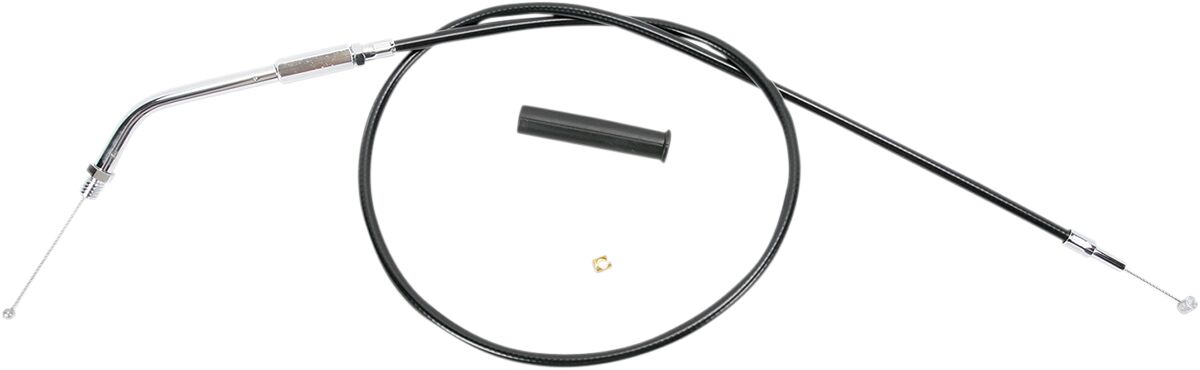 THROTTLE CABLE BLACK VINYL 30"