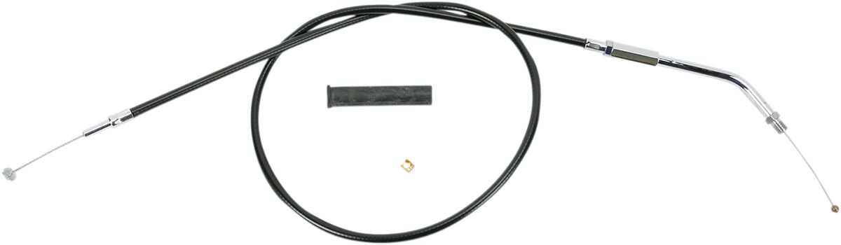 THROTTLE CABLE BLACK VINYL 31.75"