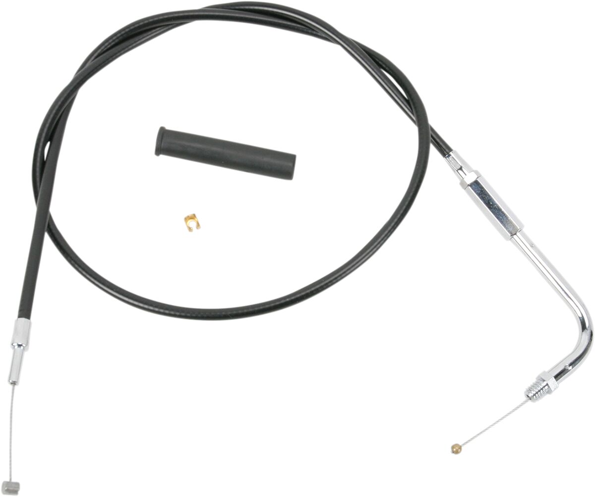 THROTTLE CABLE BLACK VINYL 32.5"