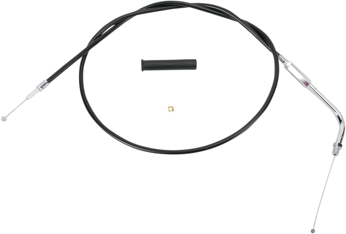 THROTTLE CABLE BLACK VINYL 32.5"