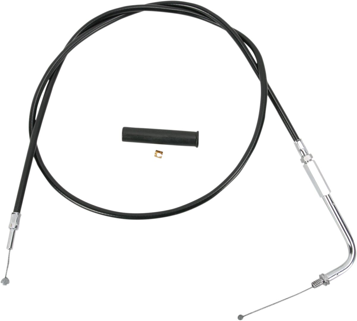 THROTTLE CABLE BLACK VINYL 37.5"