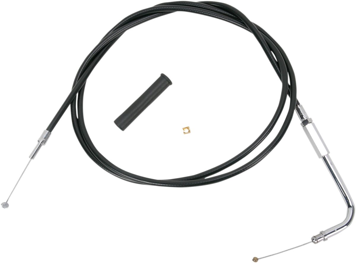 THROTTLE CABLE BLACK VINYL 24.5"