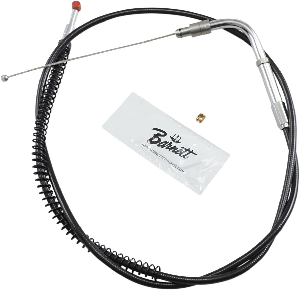 THROTTLE CABLE TRADITIONAL BLACK OVERSIZE +6" (152MM)