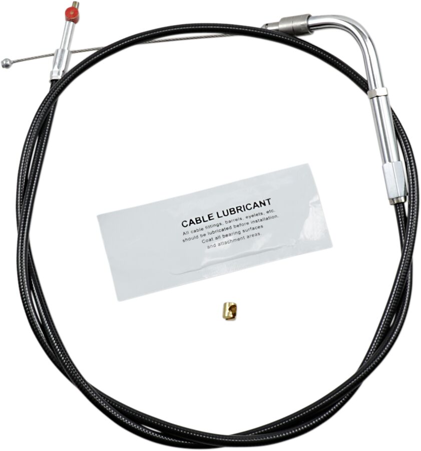 THROTTLE CABLE TRADITIONAL BLACK STANDARD LENGTH