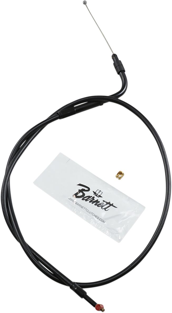 THROTTLE CABLE STEALTH-BLACK-ON-BLACK STANDARD LENGTH