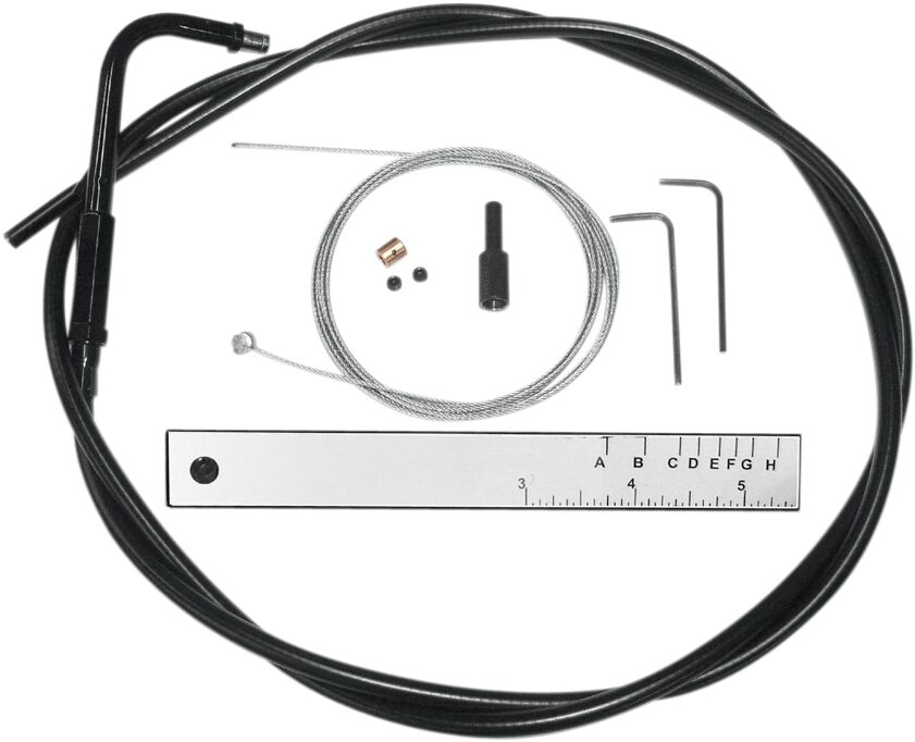 THROTTLE CABLE BUILDER KIT BYO® VINYL PEARL BLACK