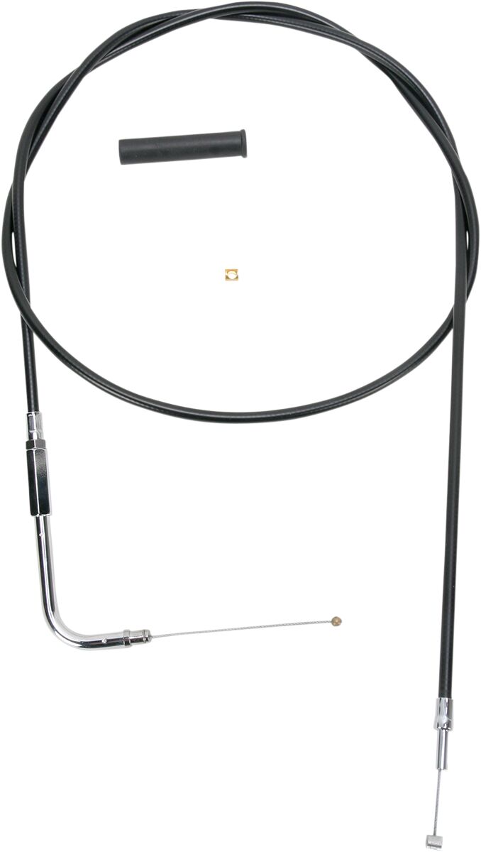 THROTTLE CABLE BLACK VINYL 52"