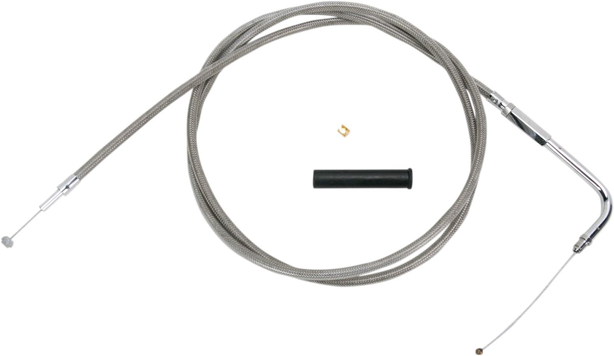 THROTTLE CABLE STAINLESS STEEL 58"