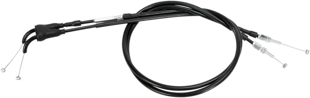 MOTION PRO THROTTLE CABLE PUSH PULL SET COIL WOUND BLACK VINYL SUZUKI