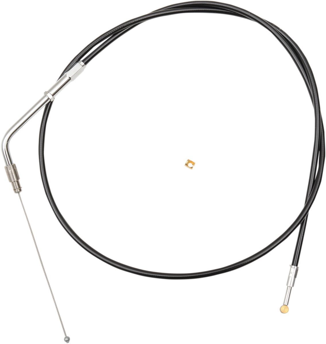 THROTTLE CABLE BLACK VINYL FOR 18"-20" APE HANGERS