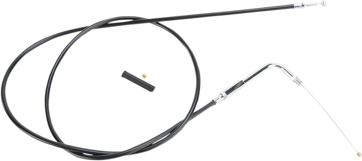 THROTTLE CABLE BLACK VINYL 50"