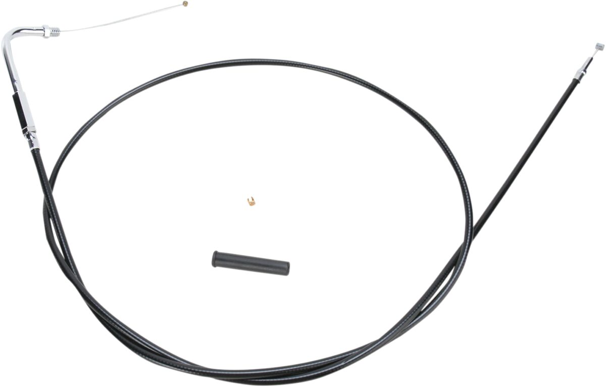 THROTTLE CABLE BLACK VINYL 56"