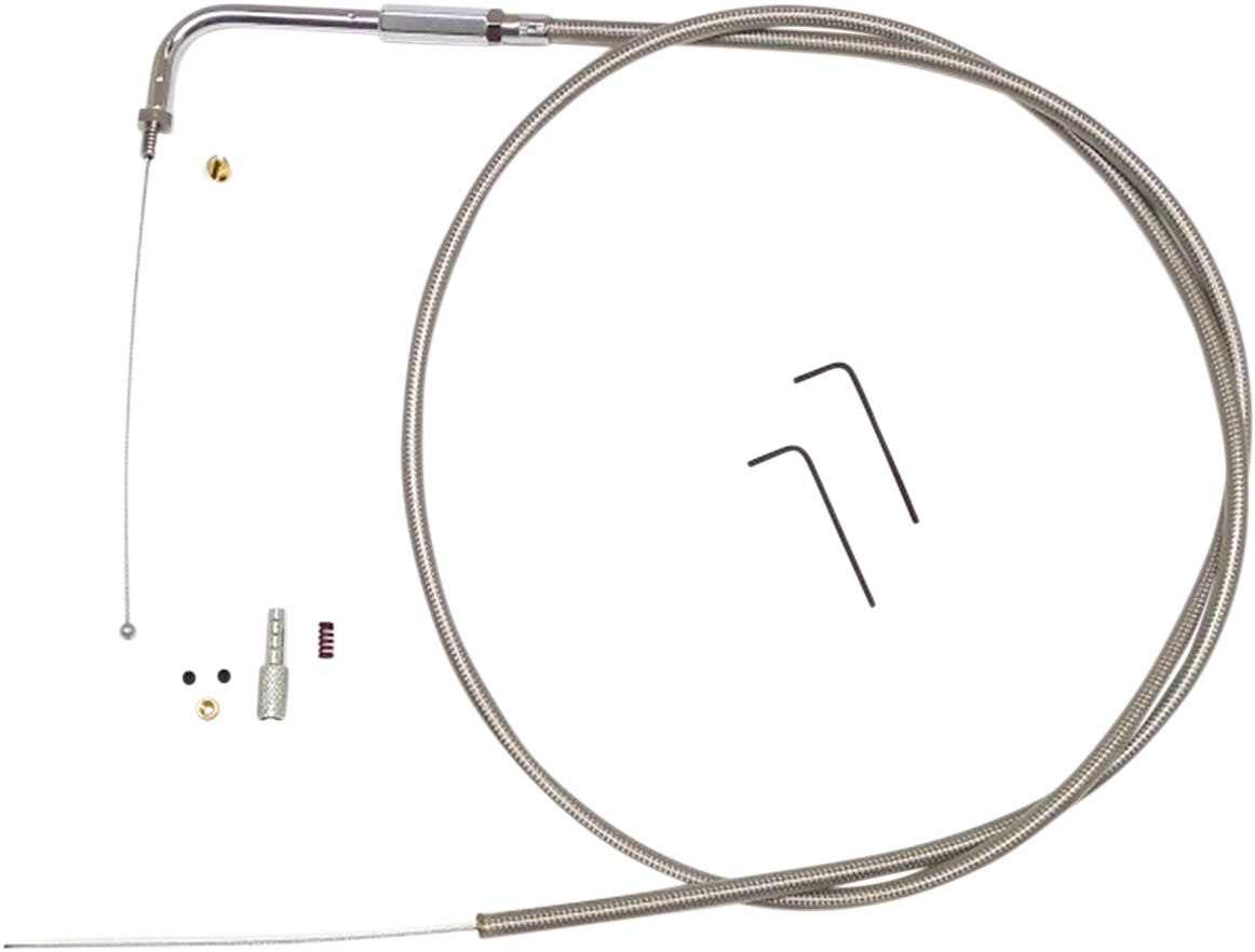 CABLE IDLE 90° THREADED BYO STAINLESS STEEL