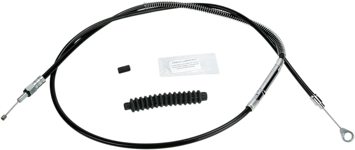 CLUTCH CABLE TRADITIONAL BLACK OVERSIZE +6" (152MM)