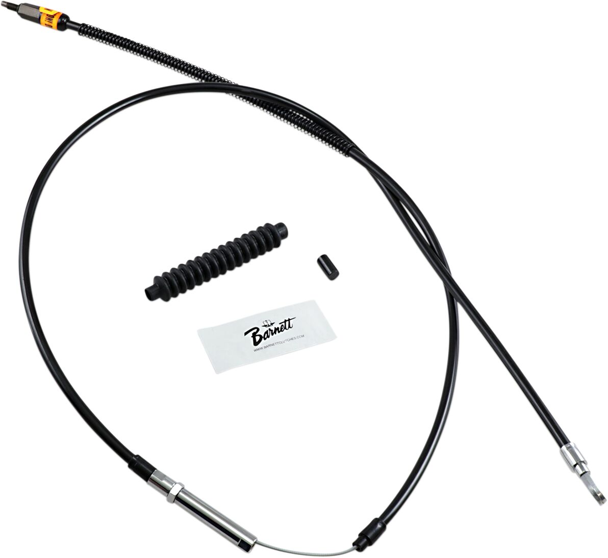 CLUTCH CABLE TRADITIONAL BLACK OVERSIZE +6" (152MM)