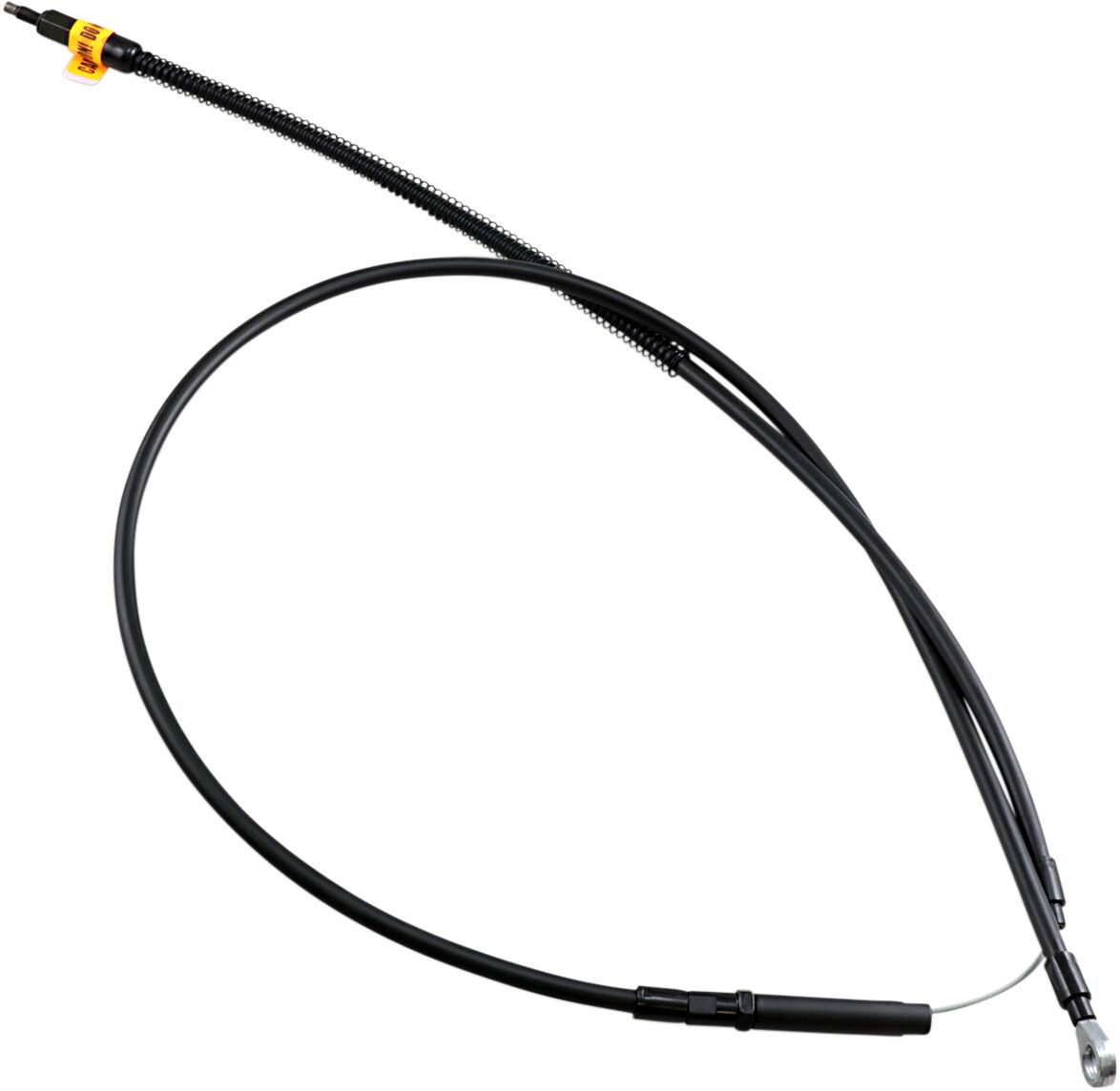 CLUTCH CABLE STEALTH-BLACK-ON-BLACK OVERSIZE +3"(76MM)