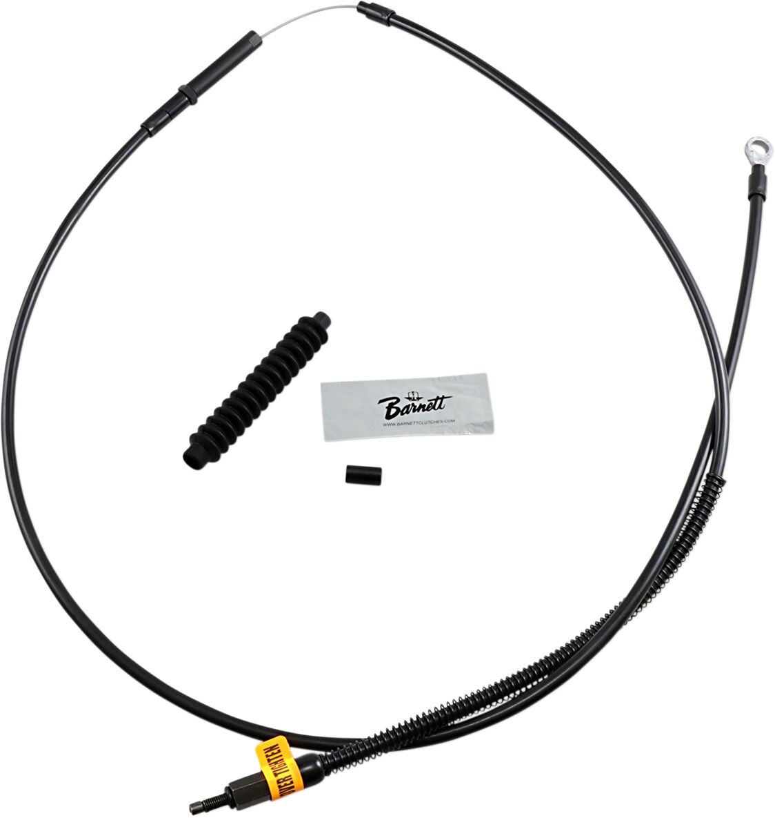 CLUTCH CABLE STEALTH-BLACK-ON-BLACK OVERSIZE +6"(152MM)