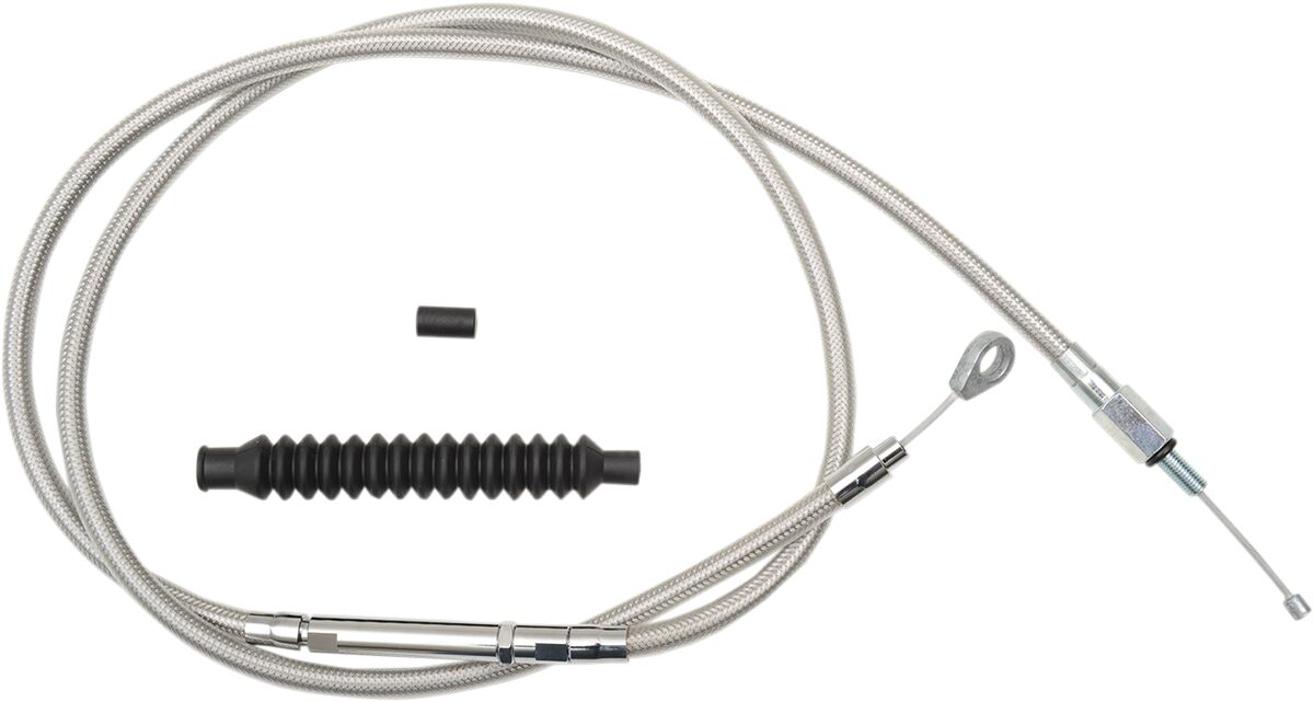 CLUTCH CABLE STAINLESS BRAIDED FOR 12"-14" APE HANGERS