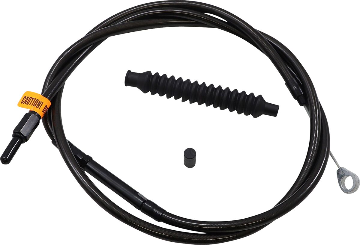 CLUTCH CABLE MIDNIGHT STAINLESS FOR 12"-14" APE HANGERS
