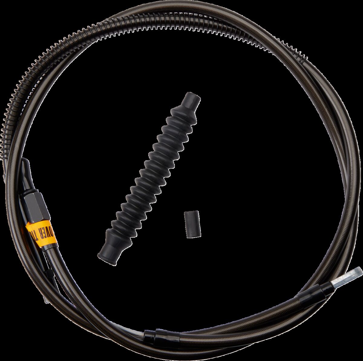 CLUTCH CABLE MIDNIGHT STAINLESS FOR 12"-14" APE HANGERS