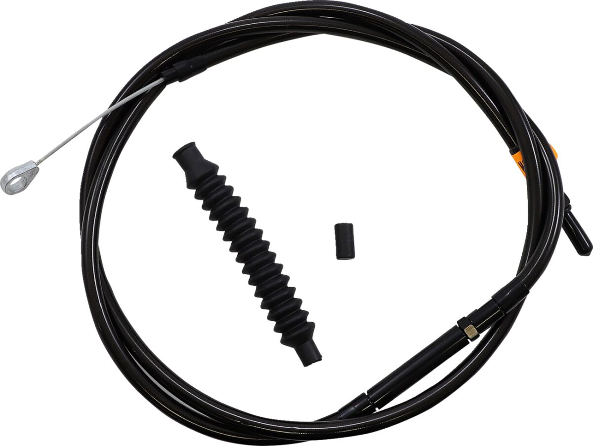 CLUTCH CABLE MIDNIGHT STAINLESS FOR 15"-17" APE HANGERS