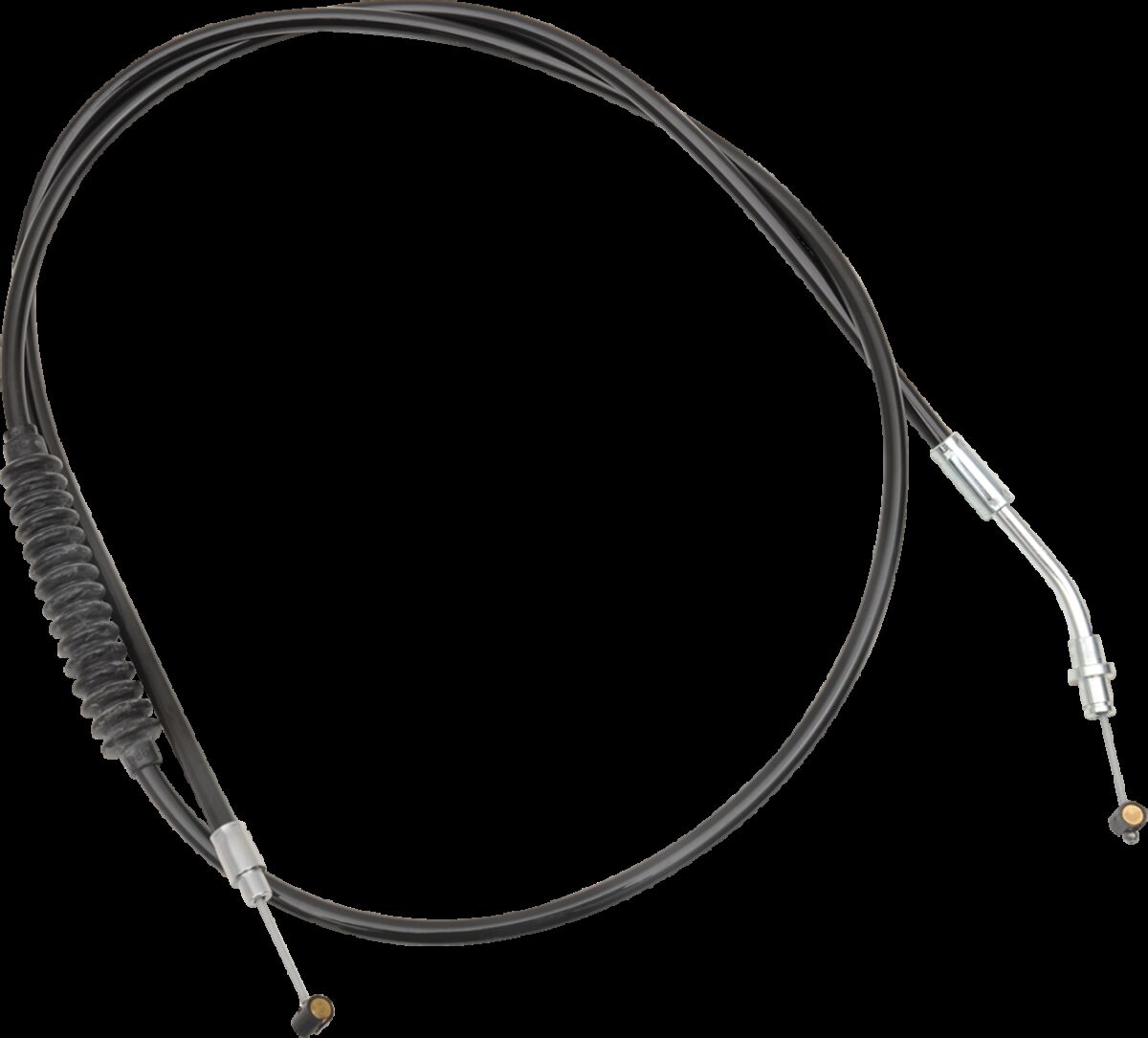 CLUTCH CABLE TRADITIONAL BLACK OVERSIZE +6" (152MM)