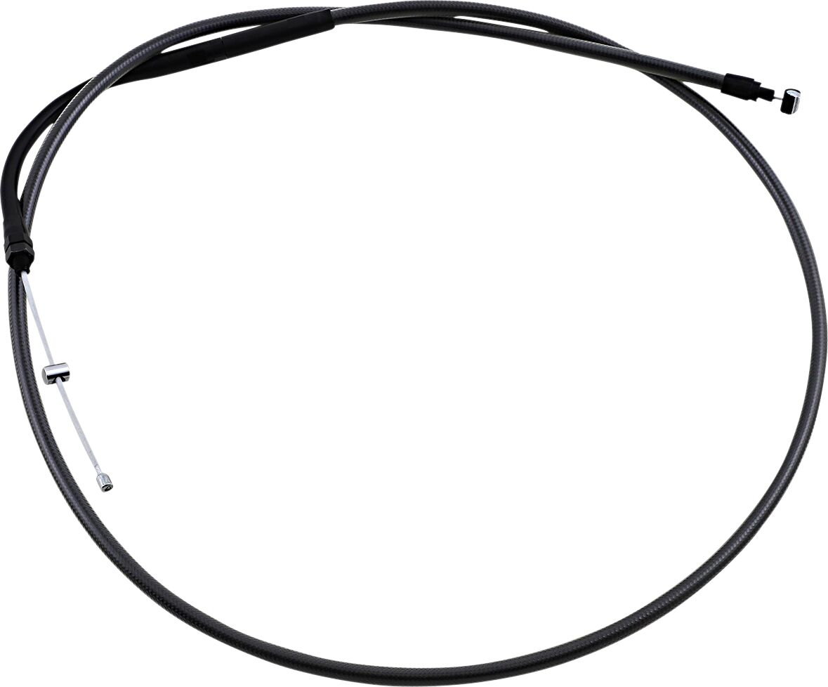 CLUTCH CABLE ALT-LENGTH REPLACEMENT BLACK PEARL CHROME BLACK/CLEAR