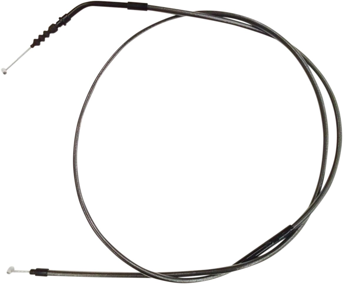 CLUTCH CABLE ALT-LENGTH REPLACEMENT BLACK PEARL CHROME BLACK/CLEAR