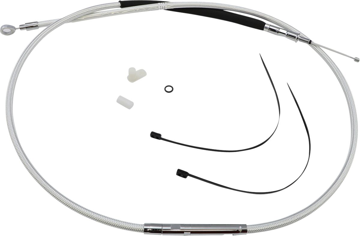 CLUTCH CABLE TWO-PIECE STERLING CHROMITE® II CHROME NATURE/CLEAR