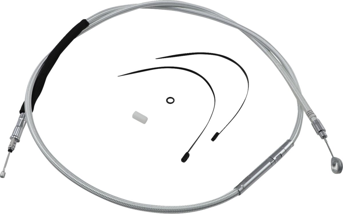CLUTCH CABLE ALT-LENGTH TWO-PIECE STERLING CHROMITE® II CHROME NATURE/CLEAR