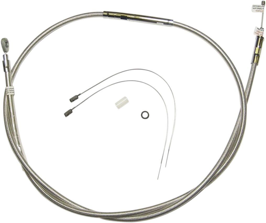 CLUTCH CABLE TWO-PIECE POLISHED NATURE/CLEAR