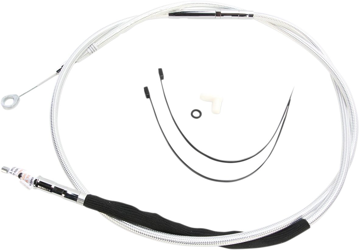 CLUTCH CABLE TWO-PIECE STERLING CHROMITE® II CHROME NATURE/CLEAR