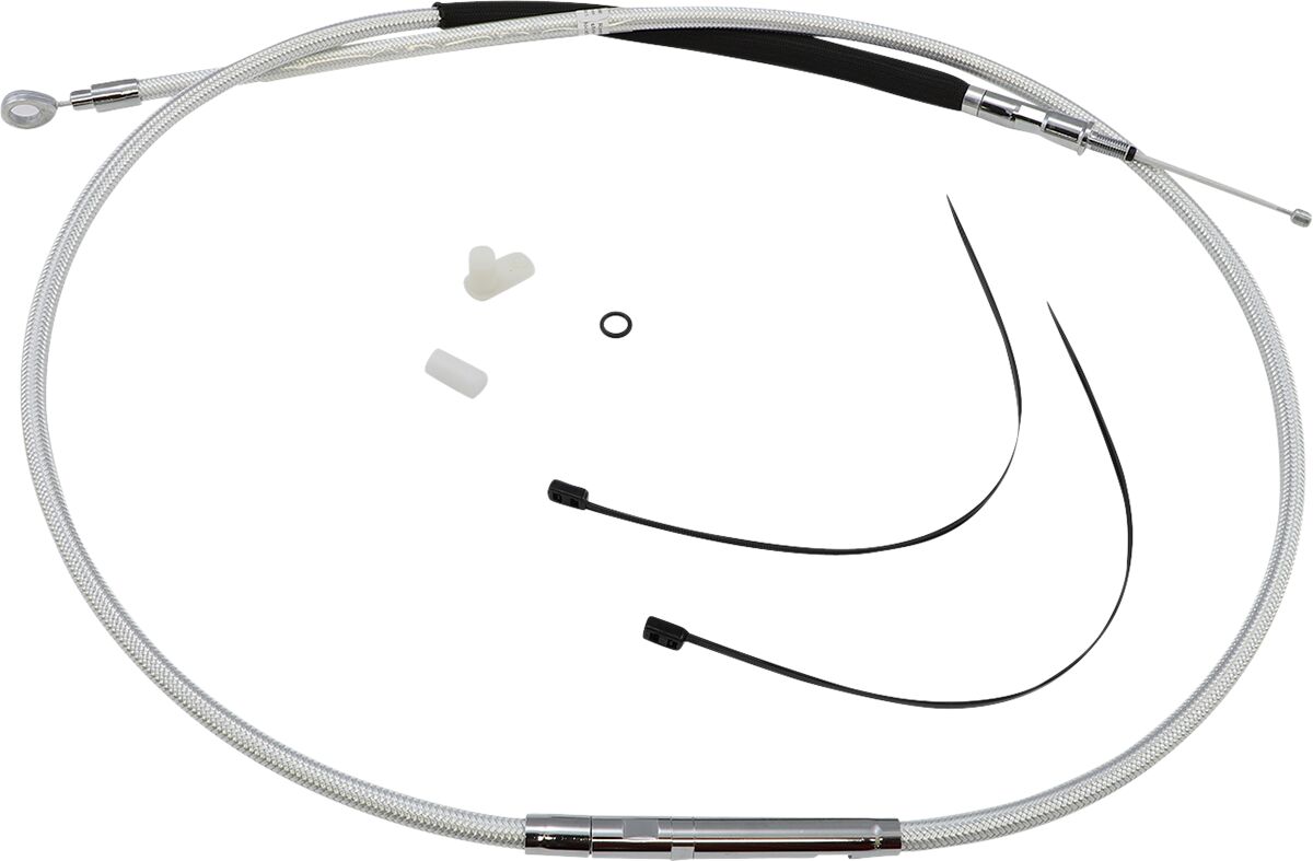 CLUTCH CABLE TWO-PIECE STERLING CHROMITE® II CHROME NATURE/CLEAR