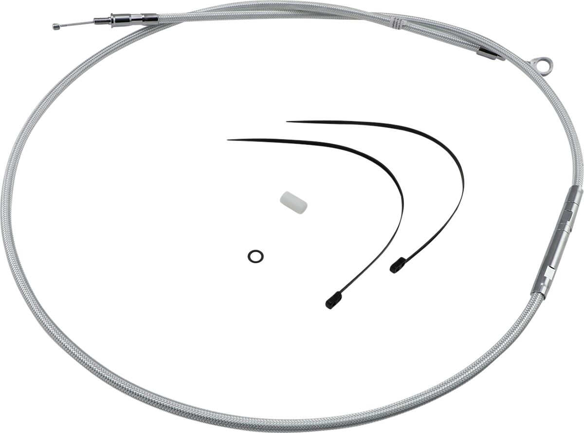 CLUTCH CABLE TWO-PIECE STERLING CHROMITE® II CHROME NATURE/CLEAR