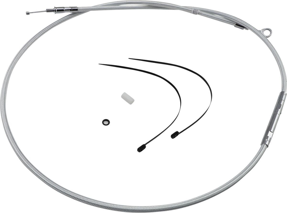 CLUTCH CABLE TWO-PIECE STERLING CHROMITE® II CHROME NATURE/CLEAR