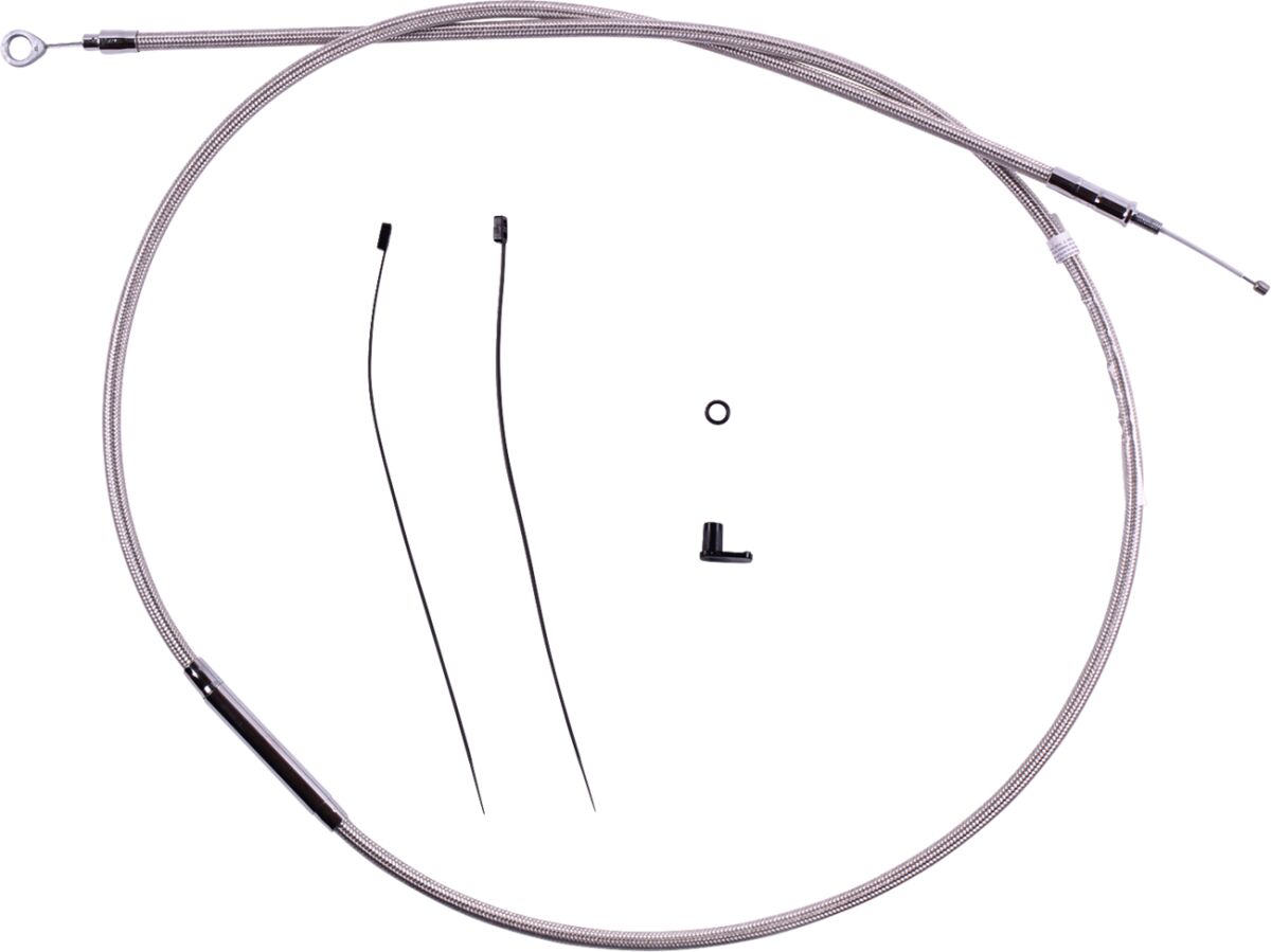 High-Efficiency Polished Stainless Clutch Cable