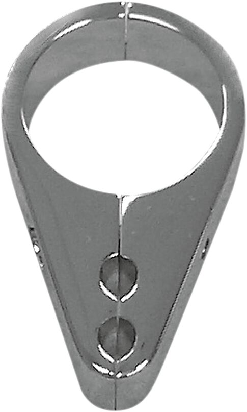 DUAL CABLE CLAMP THROTTLE/IDLE 1.125" CHROME