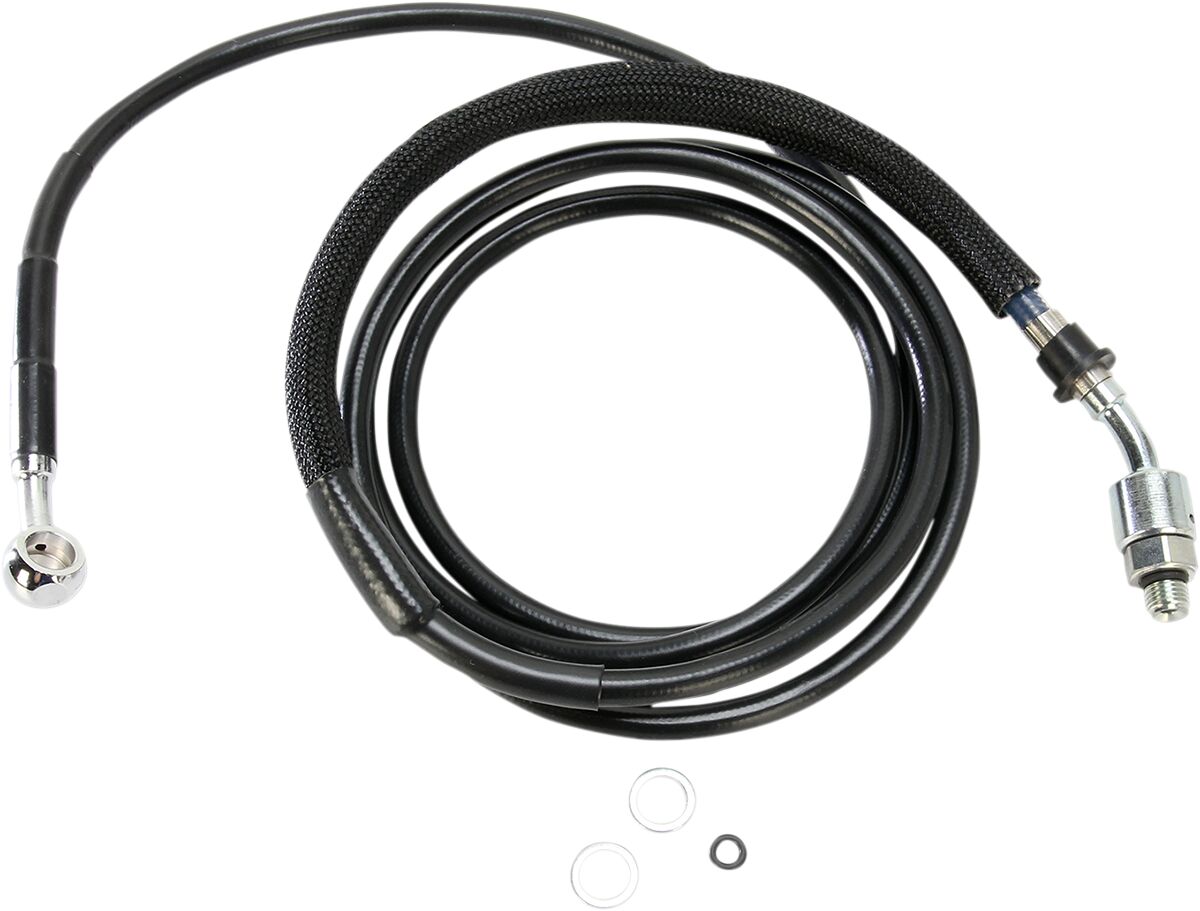CLUCTH LINE BLACK VINYL COATED + 10" STAINLESS STEEL HYDRAULIC