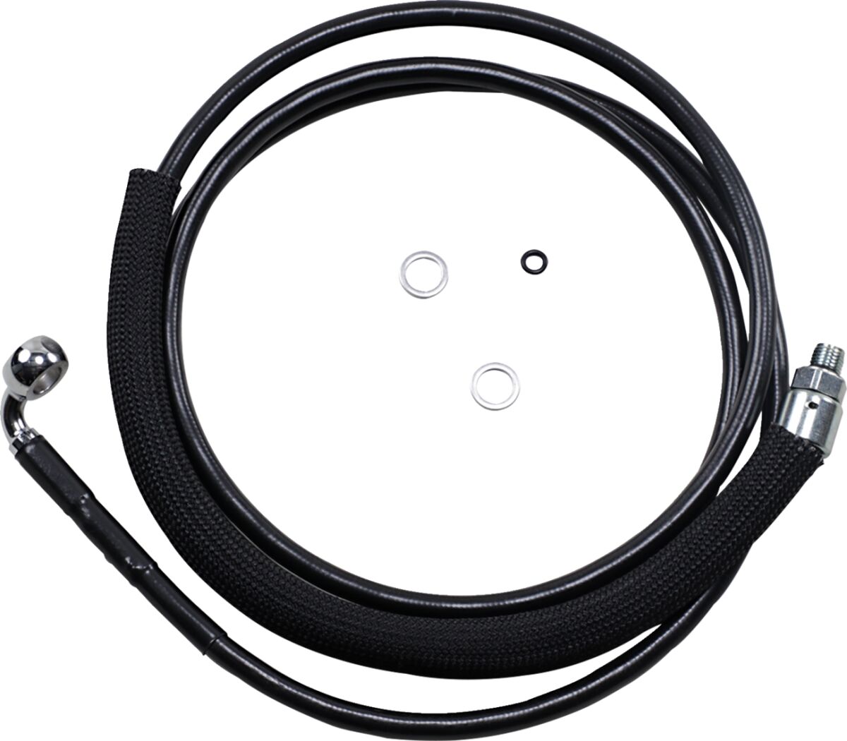 CLUCTH LINE BLACK VINYL COATED + 6" STAINLESS STEEL HYDRAULIC
