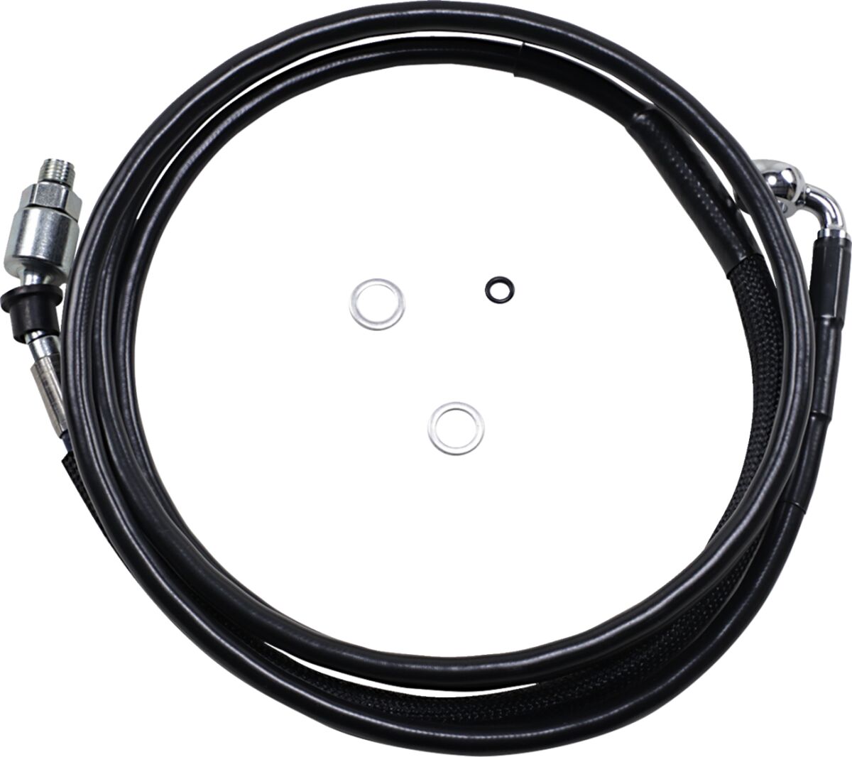 CLUCTH LINE BLACK VINYL COATED + 8" STAINLESS STEEL HYDRAULIC