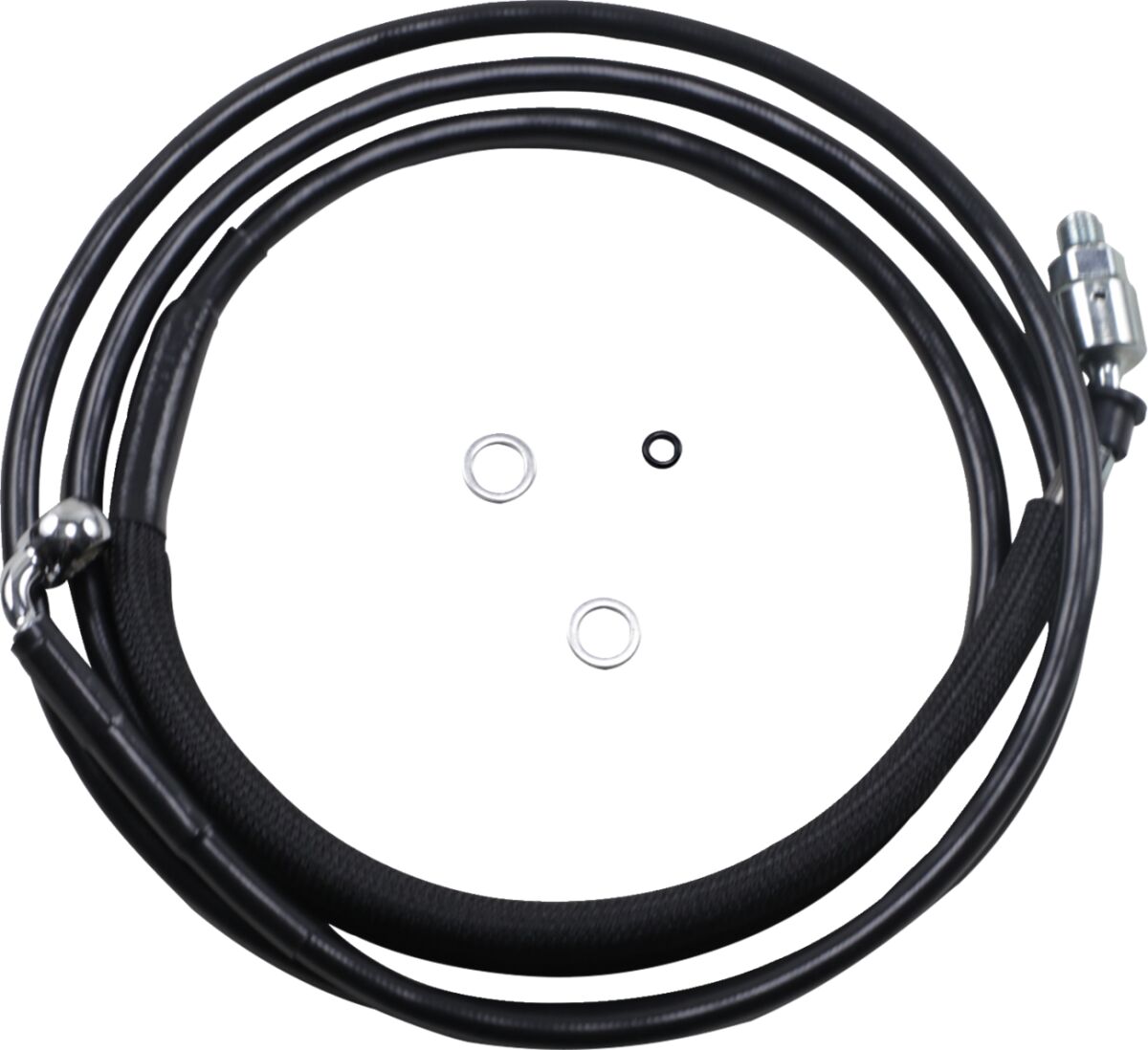 CLUCTH LINE BLACK VINYL COATED + 10" STAINLESS STEEL HYDRAULIC