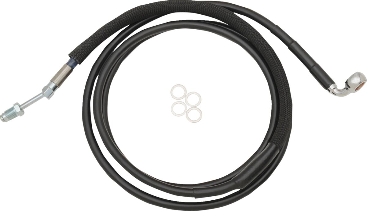 CLUCTH LINE BLACK VINYL COATED STAINLESS STEEL HYDRAULIC