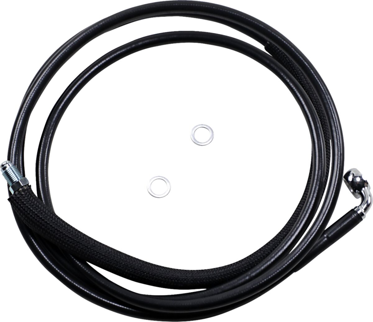 CLUCTH LINE BLACK VINYL COATED + 4" STAINLESS STEEL HYDRAULIC