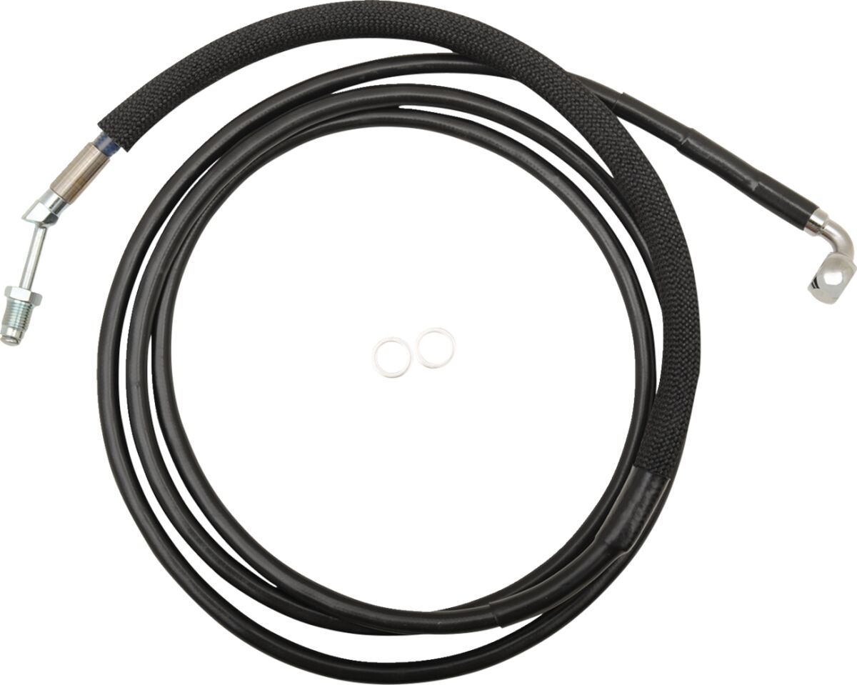 CLUCTH LINE BLACK VINYL COATED + 6" STAINLESS STEEL HYDRAULIC