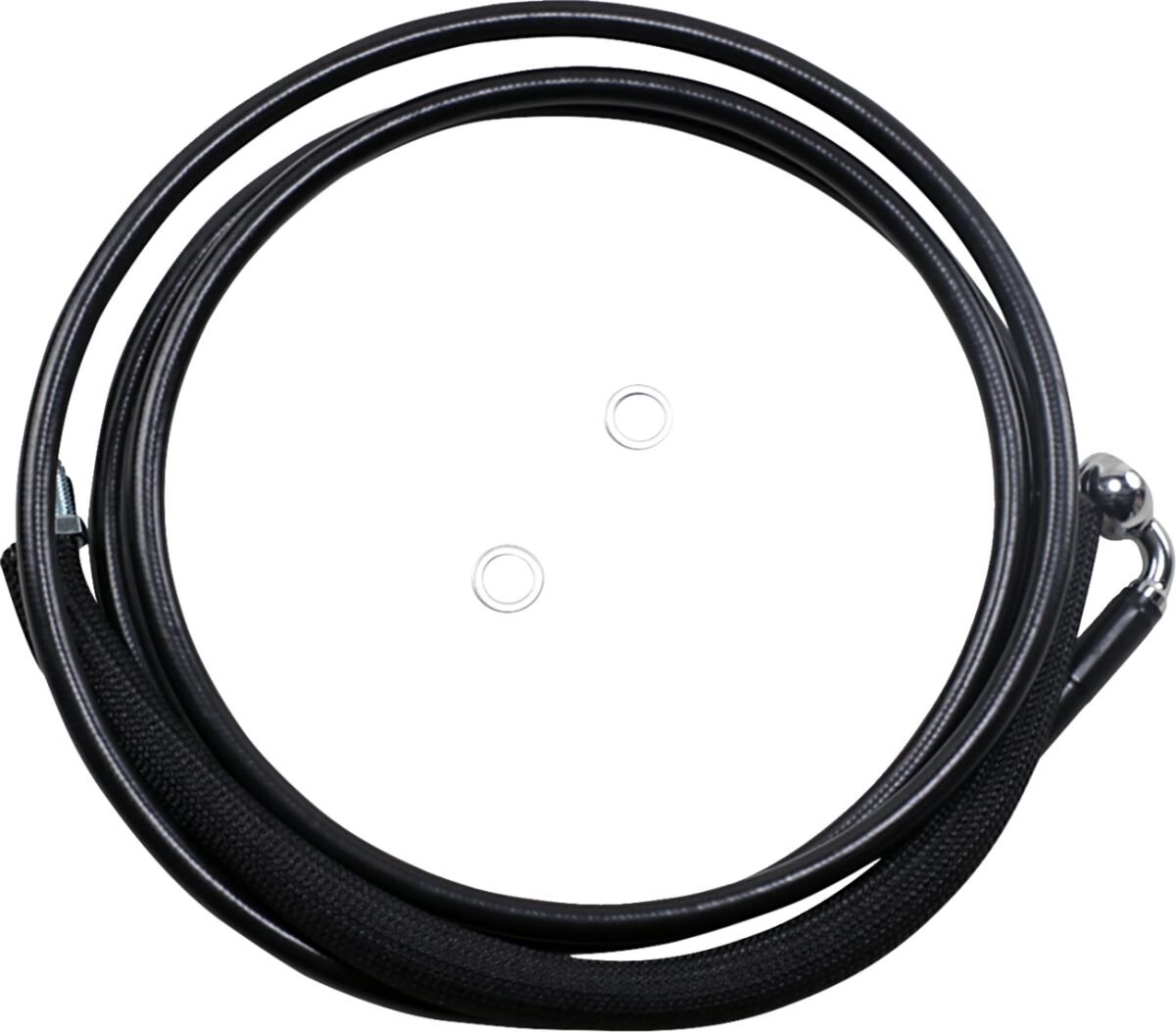 CLUCTH LINE BLACK VINYL COATED + 8" STAINLESS STEEL HYDRAULIC