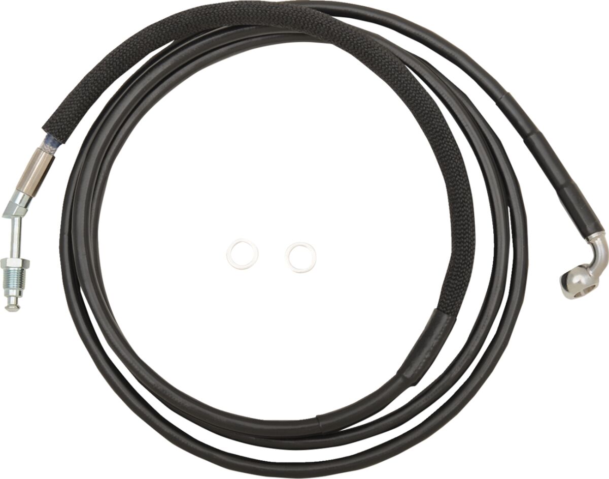 CLUCTH LINE BLACK VINYL COATED + 10" STAINLESS STEEL HYDRAULIC