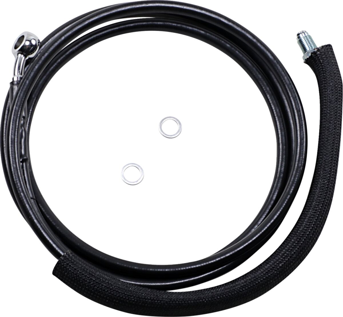 CLUCTH LINE BLACK VINYL COATED + 4" STAINLESS STEEL HYDRAULIC