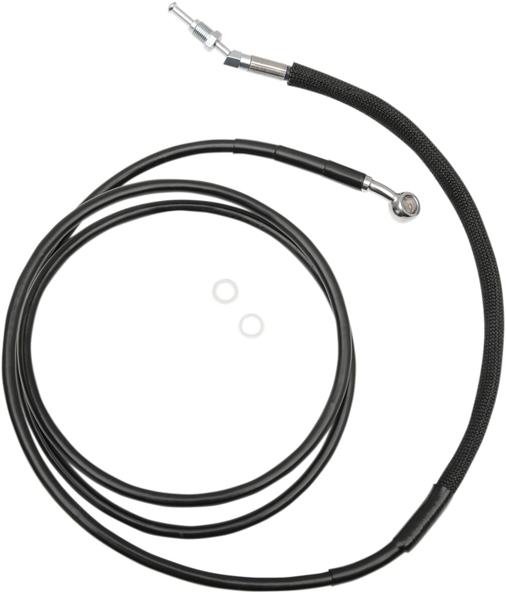 CLUCTH LINE BLACK VINYL COATED + 6" STAINLESS STEEL HYDRAULIC