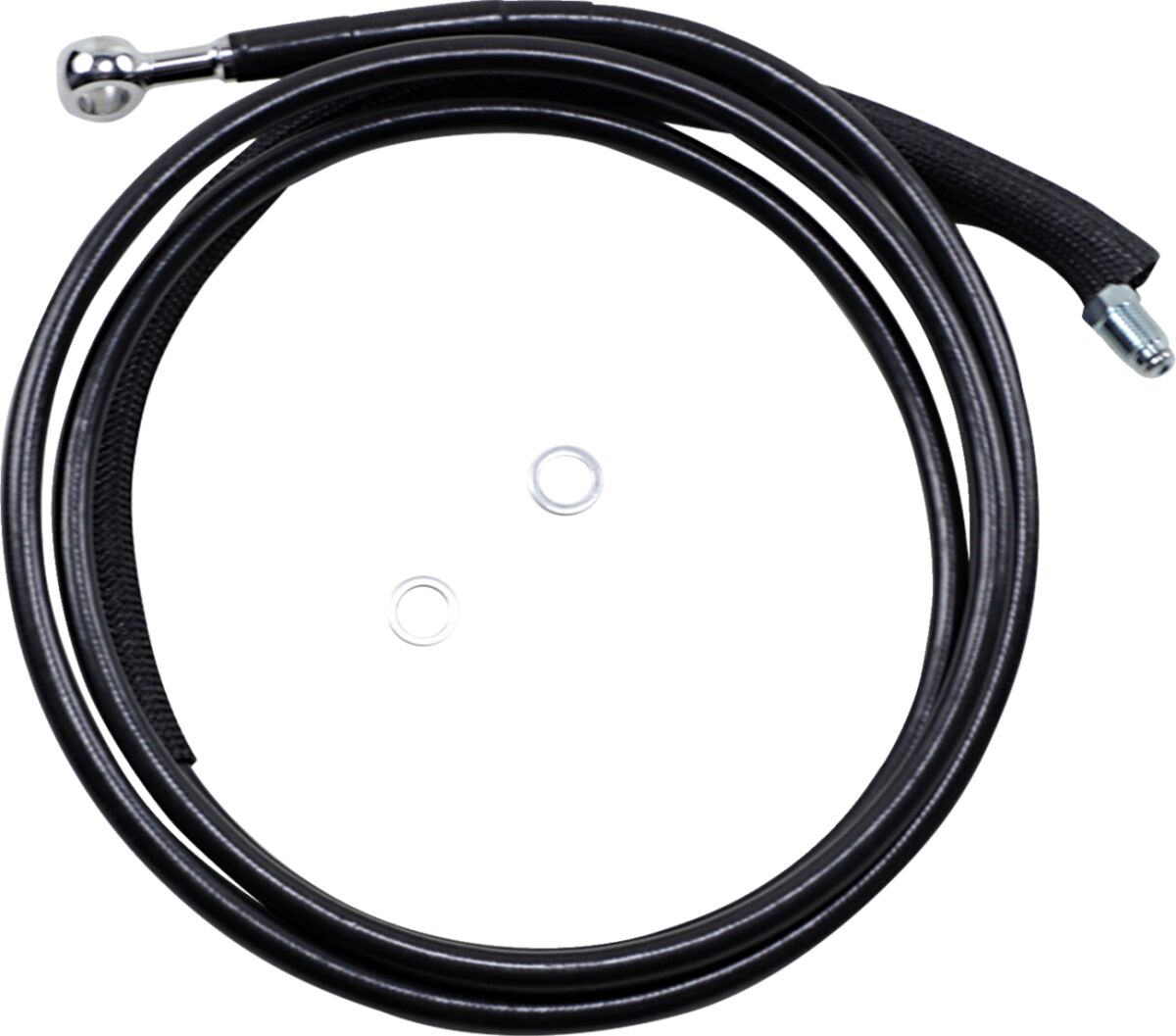 CLUCTH LINE BLACK VINYL COATED + 2" STAINLESS STEEL HYDRAULIC